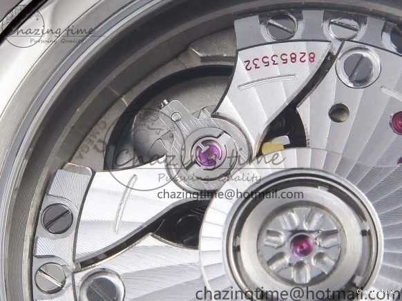 0223 Minimalist De Ville Power Reserve RG MKF 1:1 Best Edition RG Textured Dial on Brown Leather Strap A 7749